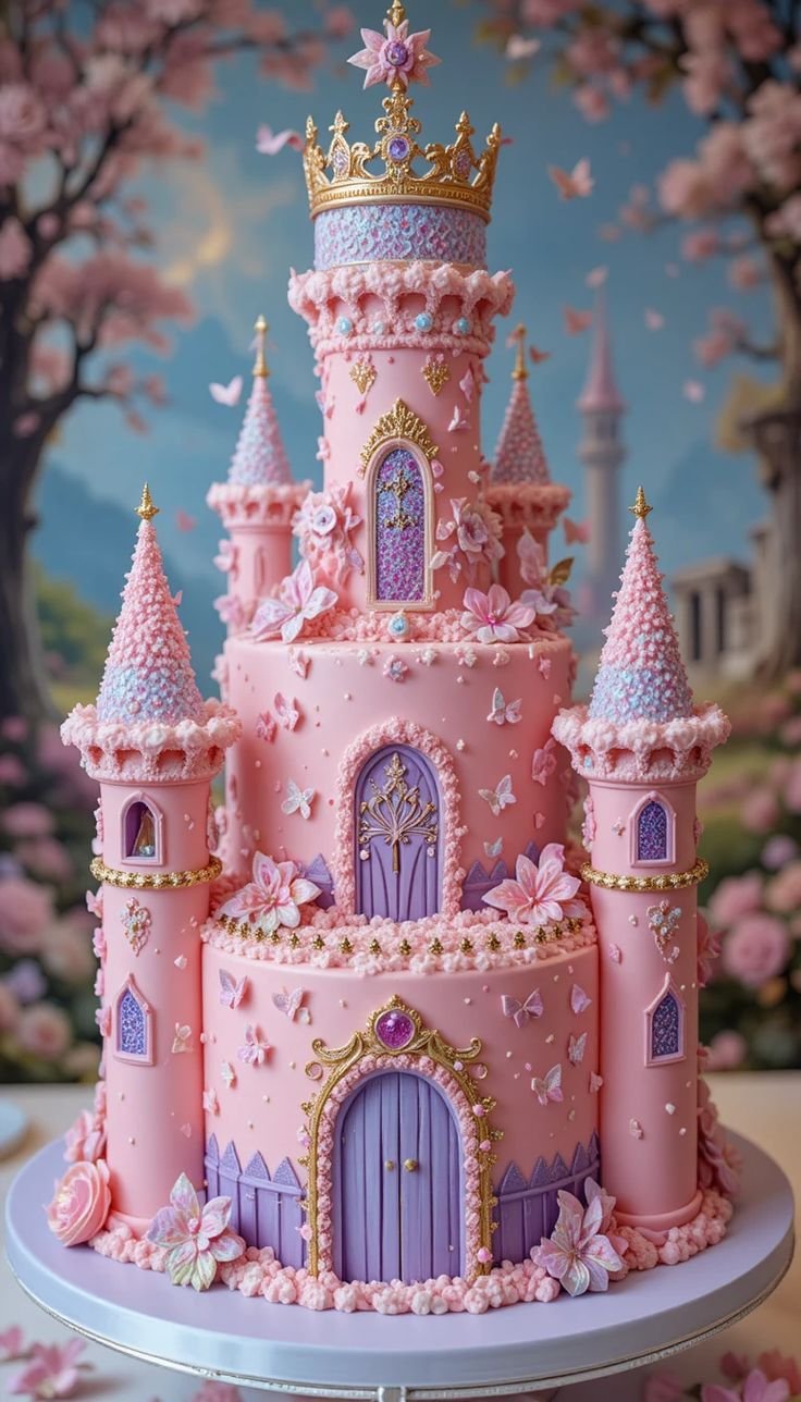 Gâteau château de princesse