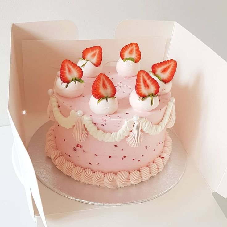 Mini Gâteau Fraises