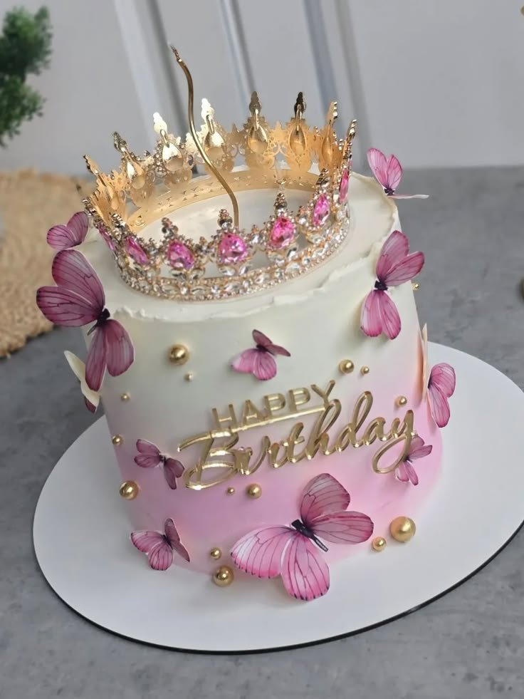 Gâteau couronne de princesse